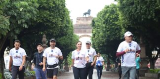 PARTICIPAN MÁS DE MIL POLICÍAS Y FAMILIARES EN LA PRIMERA CARRERA ATLÉTICA DE GIGANTES