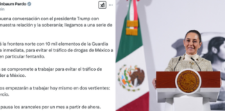 SE PAUSAN ARANCELES DE EU A MÉXICO