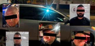 POLICÍA DETIENE A CINCO CRISTALEROS EN LEÓN