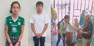 DETIENEN A PAREJA QUE ASALTÓ DEPOSITO EN VALLE DE JEREZ