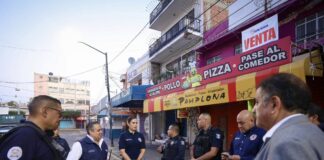 REALIZAN OPERATIVO Y LIMPIEZA PARA REORDENAR LA AVENIDA MIGUEL ALEMÁN
