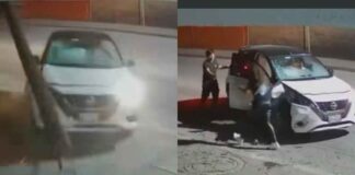 (VIDEO) ¡NO MAMES MARIANA!; JOVENCITA CHOCA CONTRA CASA Y HUYE EN LEÓN