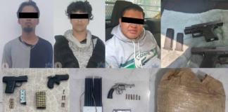 DETIENEN A TRES HOMBRES CON ARMAS EN DISTINTOS OPERATIVOS EN LEÓN