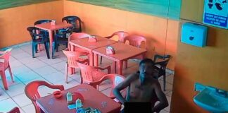 CAPTAN A “EL GATO” ENSEÑANDO SUS MISERIAS EN NEGOCIO DE COMIDA