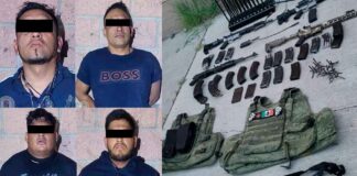 DETENIDOS EN LEÓN CON ARSENAL DE ALTO CALIBRE