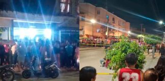 BALEAN A TRES HOMBRES EN BARBERÍA DE LA COLONIA LAS HILAMAS