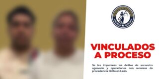 FISCALÍA CAPTURA A PAREJA VINCULADA A ESQUEMA DE PRÉSTAMOS “GOTA A GOTA” EN LEÓN