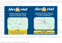 DOS CARRETERAS CERRADAS EN PROTESTA CAMPESINA