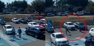 BALEAN A LADRÓN DURANTE INTENTO DE ASALTO AFUERA DE BANCO EN LEÓN