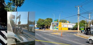 MOTOCICLISTA MUERE EN FUERTE CHOQUE ESTA MAÑANA EN EL BULEVAR MORELOS