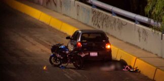 MOTOCICLISTA MUERE TRAS IMPACTARSE CONTRA AUTO EN LEÓN