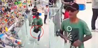 CAPTAN A LADRÓN ROBANDO LAPTOP EN CENTRO MAX