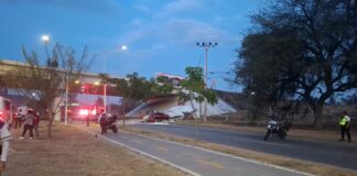 TRÁILER CAE DE PUENTE SOBRE FAMILIA EN LEÓN