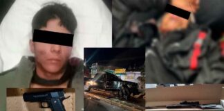 ROBAN CAMIONETA, CHOCAN Y SON DETENIDOS EN LEÓN