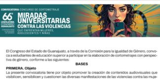 ABREN CONVOCATORIA DE CORTOMETRAJES UNIVERSITARIOS CON PERSPECTIVA DE GÉNERO