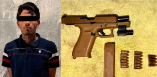 DETENIDO CON ARMA DE FUEGO EN LA COLONIA LA ERMITA; YA TENÍA 11 DETENCIONES PREVIAS