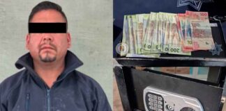 DETIENEN A HOMBRE TRAS INTENTAR ROBAR CAJA FUERTE EN JARDINES DEL MORAL