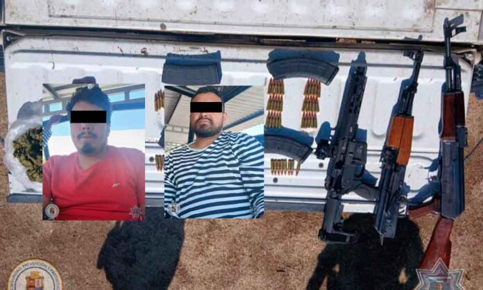 DETIENEN A DOS HOMBRES CON ARMAS DE ALTO CALIBRE Y DROGA EN LEÓN ...