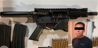 DETIENEN A HOMBRE CON ARMA DE USO EXCLUSIVO DEL EJÉRCITO EN LEÓN