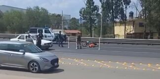 MUERE MUJER TRAS CHOQUE DE MOTOCICLISTAS CON PATRULLA EN LA LEÓN-SILAO