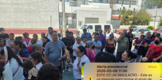 SE ACTIVA LA ALARMA DEL SIMULACRO NACIONAL 2026
