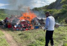 FGR INCINERA MÁS DE 560 KILOS DE DROGA EN OPERATIVO REALIZADO EN LEÓN