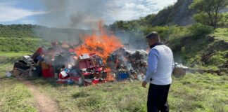 FGR INCINERA MÁS DE 560 KILOS DE DROGA EN OPERATIVO REALIZADO EN LEÓN