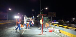 INICIAN MANTENIMIENTO EN EL PUENTE MADRAZO; HABRÁ CIERRES NOCTURNOS DURANTE UN MES