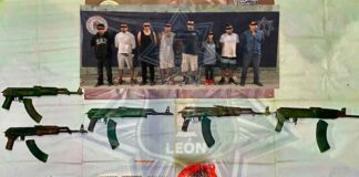 DETIENEN A OCHO PERSONAS CON 10 ARMAS Y 500 CARTUCHOS EN LEÓN