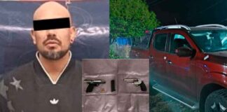 DETIENEN A HOMBRE CON DOS ARMAS DE FUEGO EN LEÓN