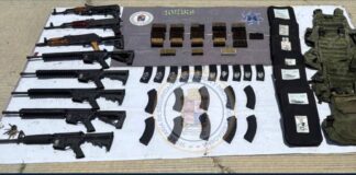 POLICÍA DE LEÓN ASEGURA 11 ARMAS Y MÁS DE MIL 600 DOSIS DE DROGA EN UNA SEMANA