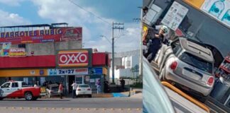 MINI COOPER TERMINA DENTRO DE UN OXXO EN VILLAS DE PALERMO