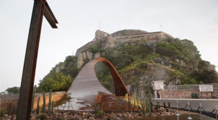 ENTREGAN NUEVO ARCO Y EXPLANADA EN ACCESO AL SANTUARIO DE CRISTO REY