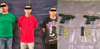 DETIENEN A TRES HOMBRES ARMADOS TRAS PERSECUCIÓN EN LEÓN I