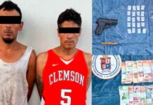 DETIENEN A DOS CON ARMA, CRISTAL Y MÁS DE 108 MIL PESOS EN LEÓN