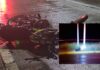 MOTOCICLISTA MUERE TRAS CHOCAR CONTRA UN POSTE EN EL ECO BULEVAR