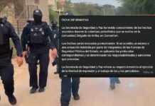 REVISAN ACTUACIÓN POLICIAL EN COMONFORT
