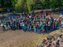 MÁS DE 150 VOLUNTARIOS “ENCHULAN” BOSQUE SUR DEL PARQUE METROPOLITANO