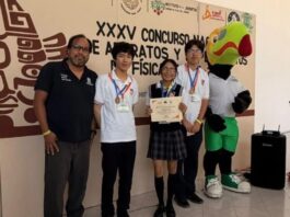 RECONOCEN A ESTUDIANTES DEL SABES CON BRONCE Y MENCIONES EN CONCURSO NACIONAL DE FÍSICA