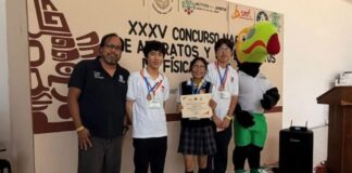 RECONOCEN A ESTUDIANTES DEL SABES CON BRONCE Y MENCIONES EN CONCURSO NACIONAL DE FÍSICA