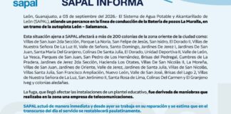 PERCANCE EN LÍNEA DE LA MURALLA DEJA SIN AGUA A COLONIAS DEL ORIENTE
