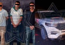 POLICÍA DE LEÓN FRUSTRA PRESUNTO SECUESTRO DE UNA MUJER; HAY TRES DETENIDOS