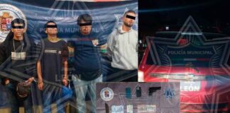 ASALTAN NEGOCIO DE COMIDA CON ARMA Y MACHETE EN LEÓN; CUATRO FUERON DETENIDOS