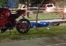 MOTOCICLISTA MUERE TRAS PERDER EL CONTROL Y CHOCAR EN JUAN ALONSO DE TORRES