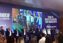 PAN GUANAJUATO TOMA PROTESTA A NUEVE DEFENSORES