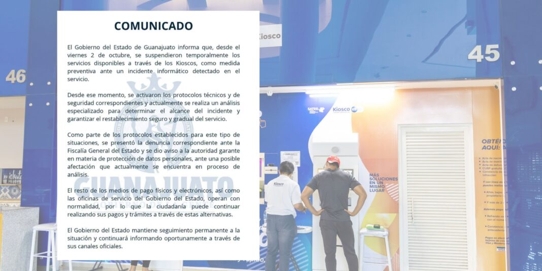 KIOSKOS SUSPENDIDOS