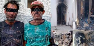 DETIENEN A DOS HOMBRES TRAS INCENDIO DE IGLESIA EN LEÓN; QUEMARON IMÁGENES RELIGIOSAS