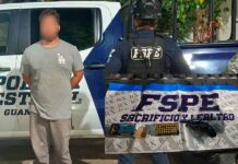 DETIENEN A JOVEN DE 22 AÑOS CON UN REVÓLVER Y 49 CARTUCHOS EN LEÓN