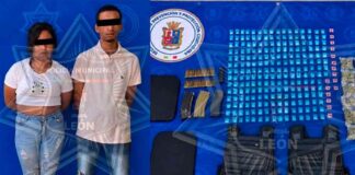 DETIENEN A LUCIO Y MARÍA CON CHALECOS, CARTUCHOS Y MÁS DE MIL DOSIS