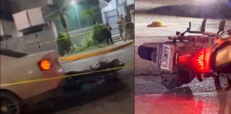 ¡CHOCÓ CONTRA UN AUTO Y LO ATROPELLÓ UN CAMIÓN DE GAS! MUERE MOTOCICLISTA EN LEÓN